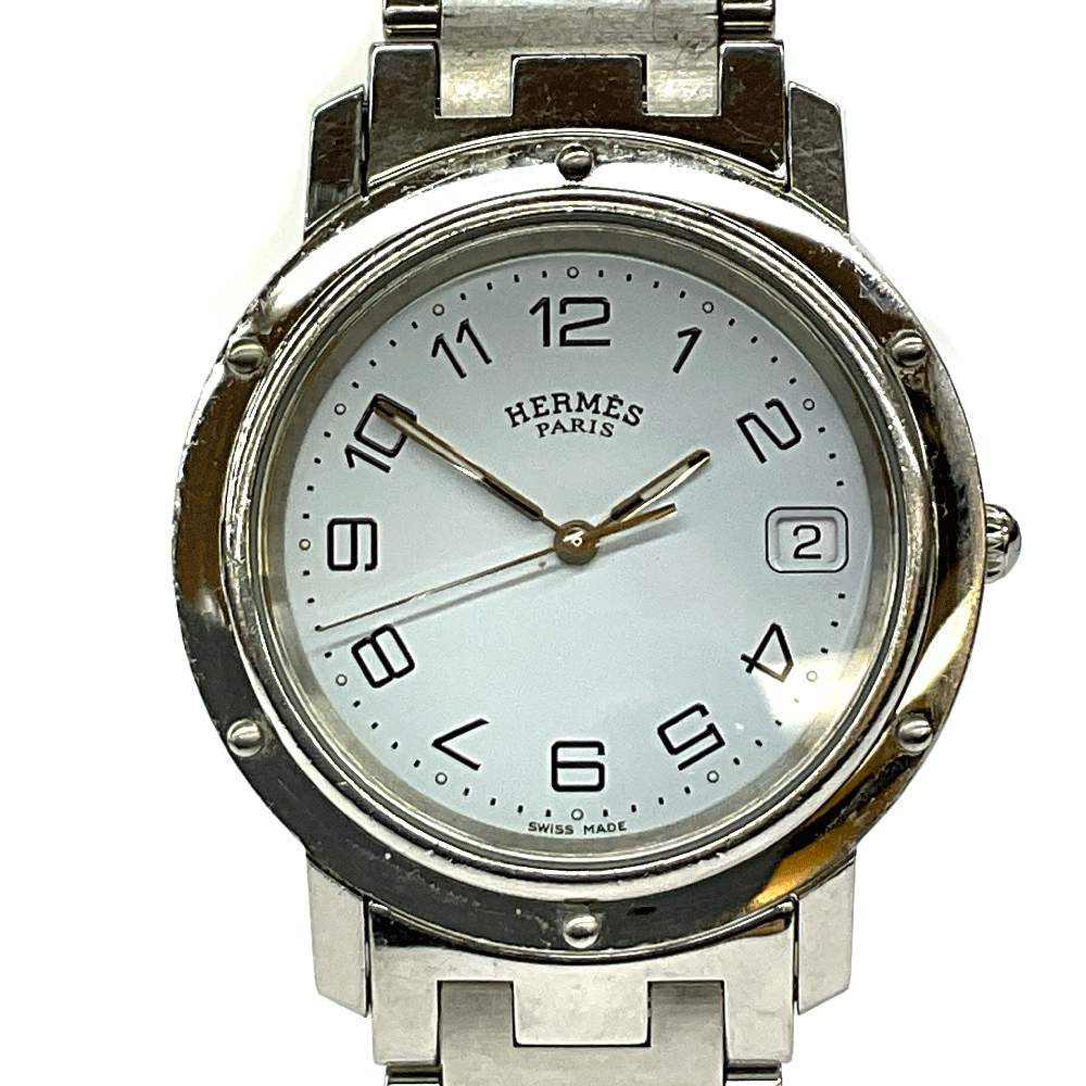 楽天市場】【ウォッチ】HERMES エルメス クリッパー 33mm アイボリー