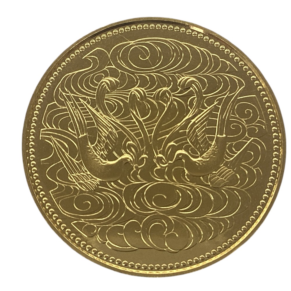K　天皇陛下御在位60年記念10万円金貨　K24　約20.0ｇ 送料込　24金　ゴールド　貨幣　資産　財産　お金　コレクション　お買い得　特別価格　中古　質屋かんてい局　鹿沼店　ｐ260100k