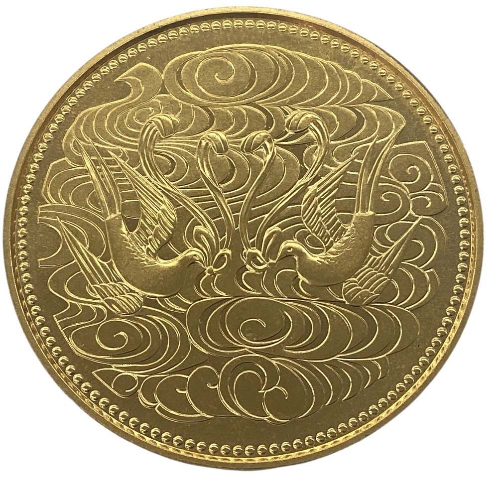 K　天皇陛下御在位60年記念10万円金貨　K24　約20.0ｇ 送料込　24金　ゴールド　貨幣　資産　財産　お金　コレクション　お買い得　特別価格　中古　質屋かんてい局　鹿沼店　ｐ260136k