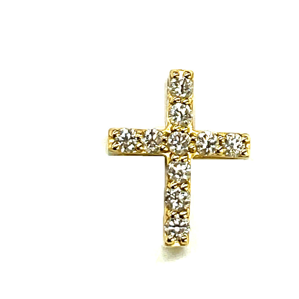 楽天市場】SJX エスジェイエックス ダイヤ クロス チャーム S 6ZC0106