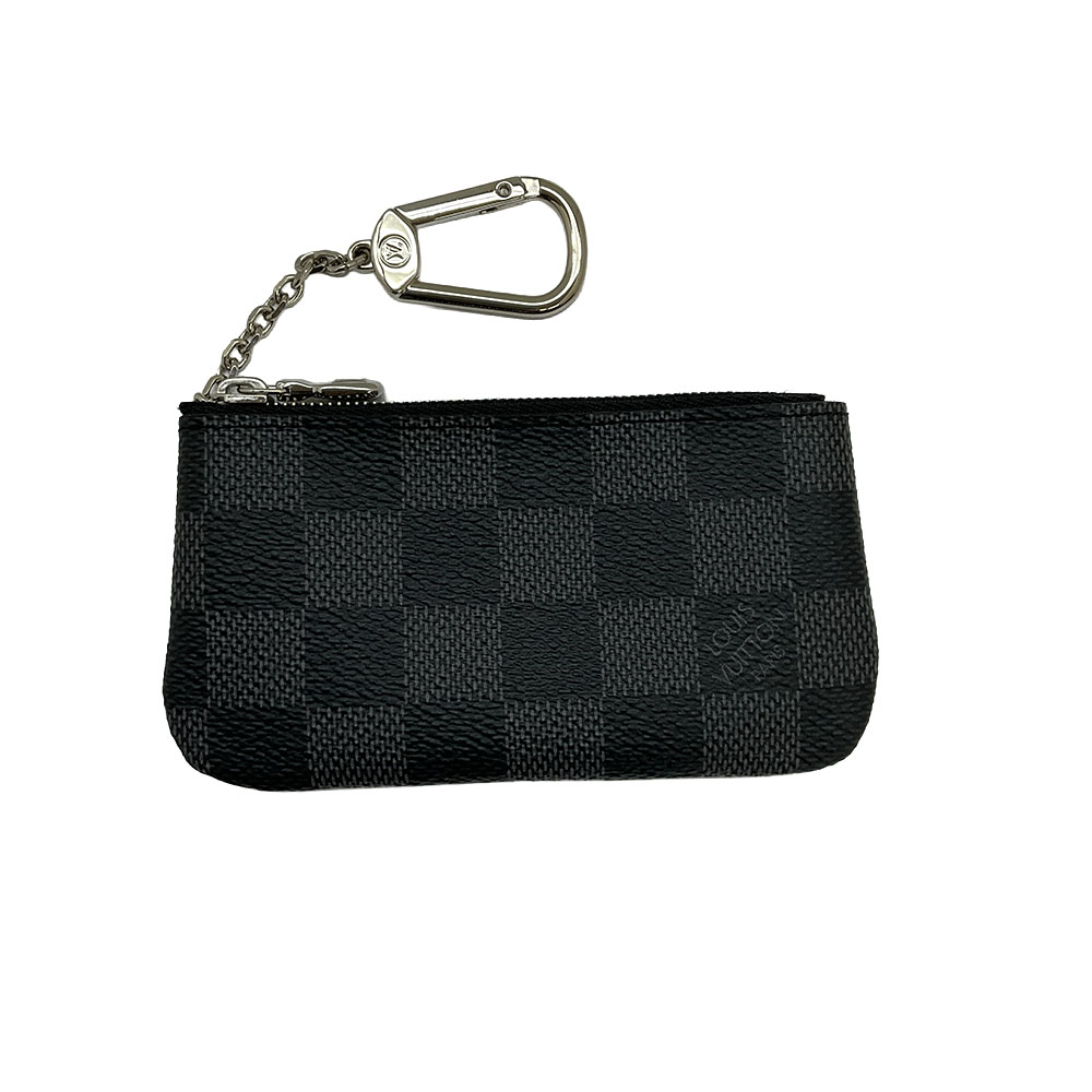 N LOUIS VUITTON ルイヴィトン ポシェットクレ N60155 ダミエグラフィット 手当たり容れもの コインケース 中古品 USED品 一六銀行かんてい局那須塩原店  R2501959-f