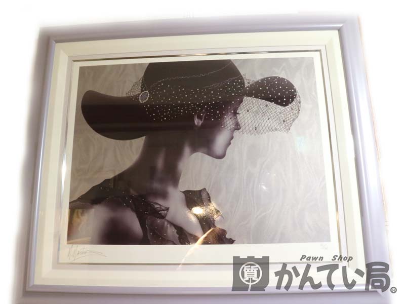 透明な存在　マーティロ・マヌキアン　絵画　シルクスクリーン【中古】USED-6　質屋　かんてい局春日井店　k19-2683｜質屋かんてい局 店