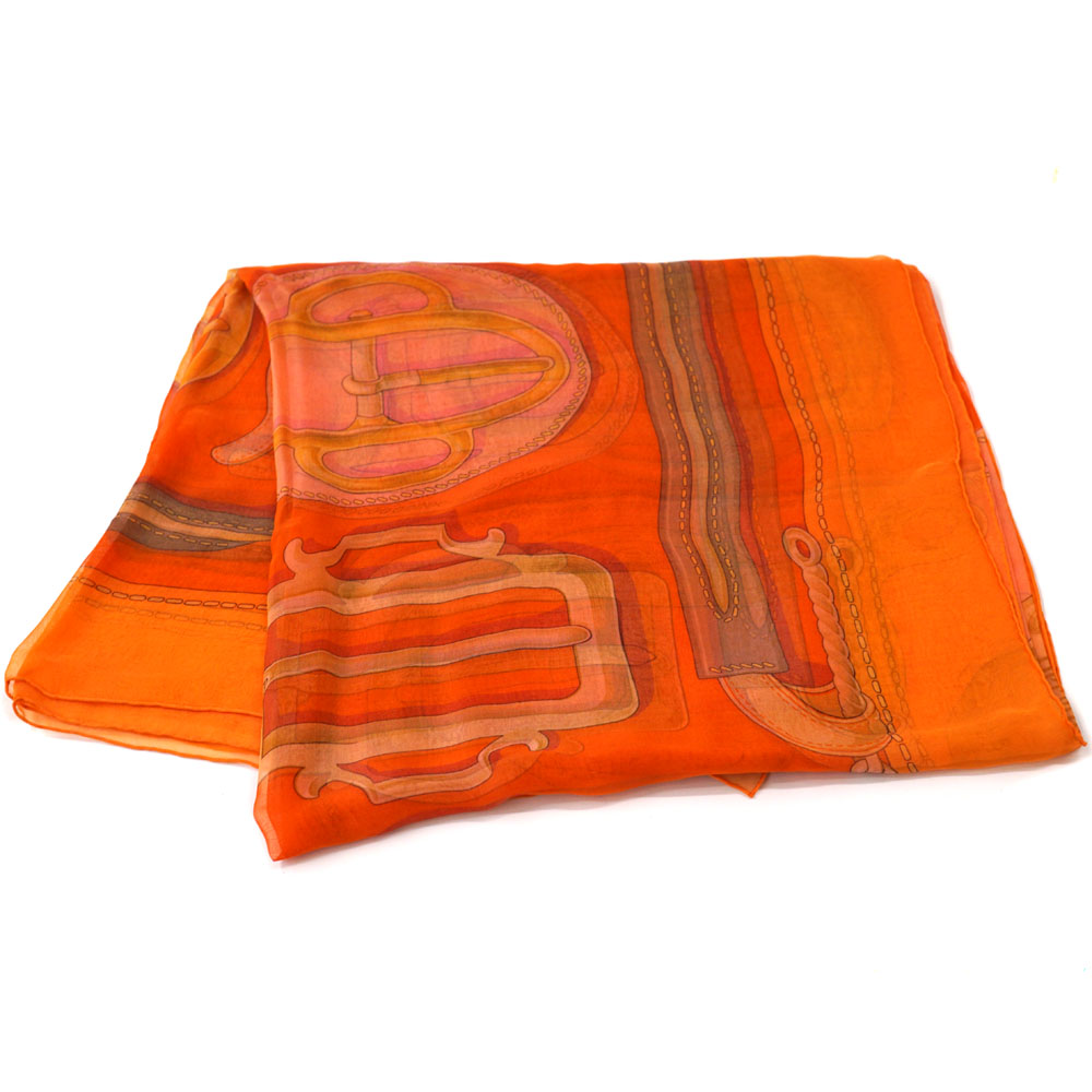 楽天市場】【中古】エルメス HERMES カレ140 金の若枝 Brins d'or