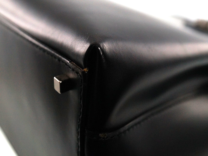 FERRAGAMO【フェラガモ】『ハンドバッグ』レザーブラック系シルバー金具トートバッグビジネスバッグレディース【】USED-AB質屋かんてい局春日井店k18-936