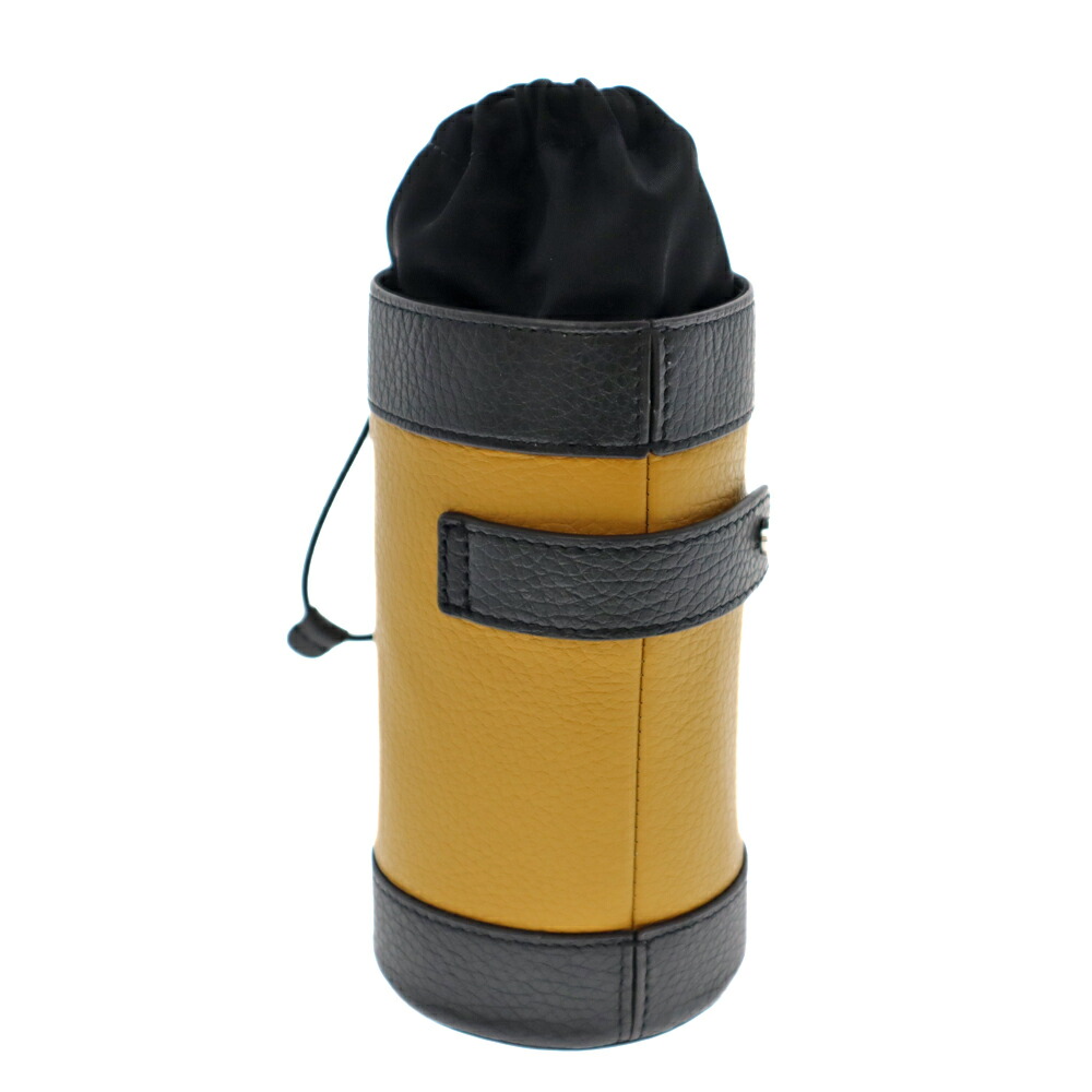 Furla フルラ ボトルケース ペットボトルホルダー 水筒入れ レザー ナイロン イエロー系 ブラック系 黄色 黒 ブランド 小物 アイテム メンズ向け ユニセックス 中古 Used 8 質屋かんてい局春日井店 K21 2965 Vmaphotographystudios Com