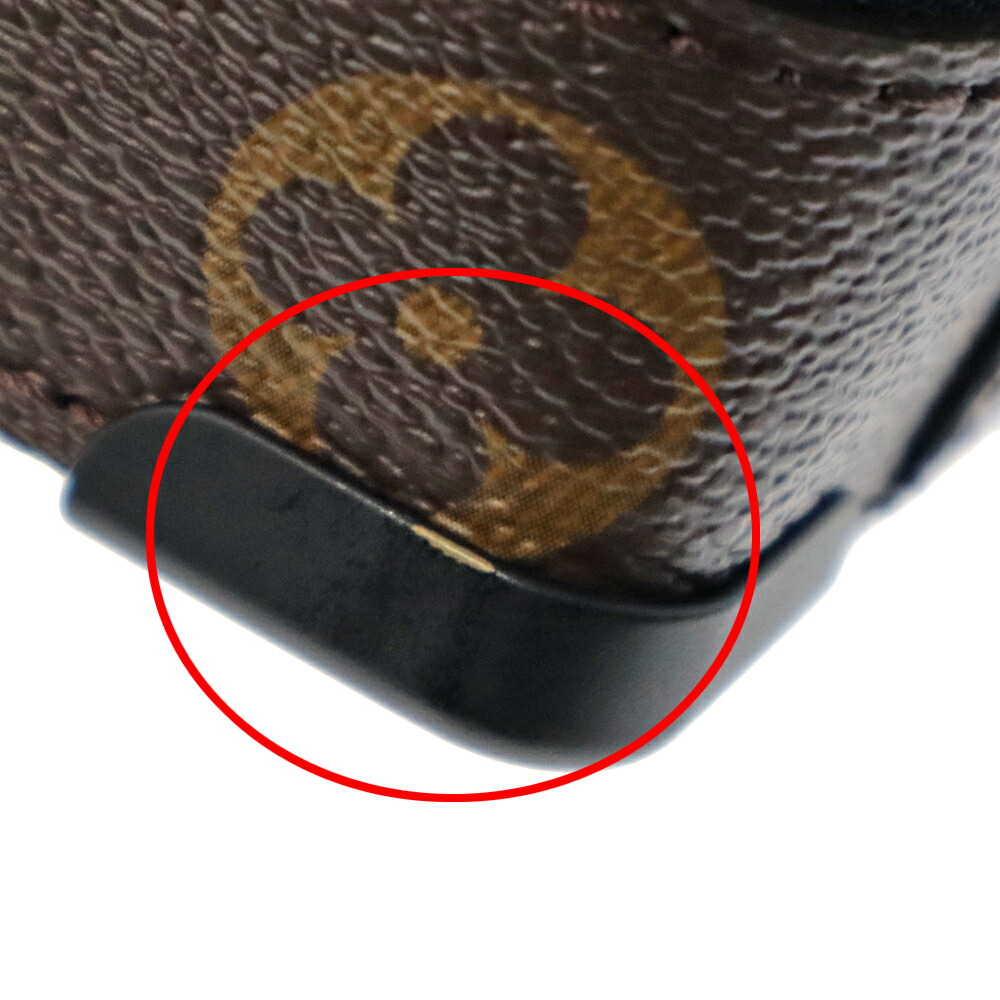 LOUISVUITTON【ルイ・ヴィトン】M45935ハンドル・ソフトトランクショルダーバッグハンドバッグモノグラムマカサーキャンバスレザーブラウン系ブラックカバン鞄斜め掛けメンズレディースユニセックス【中古】USED-8質屋かんてい局春日井店k22-4077