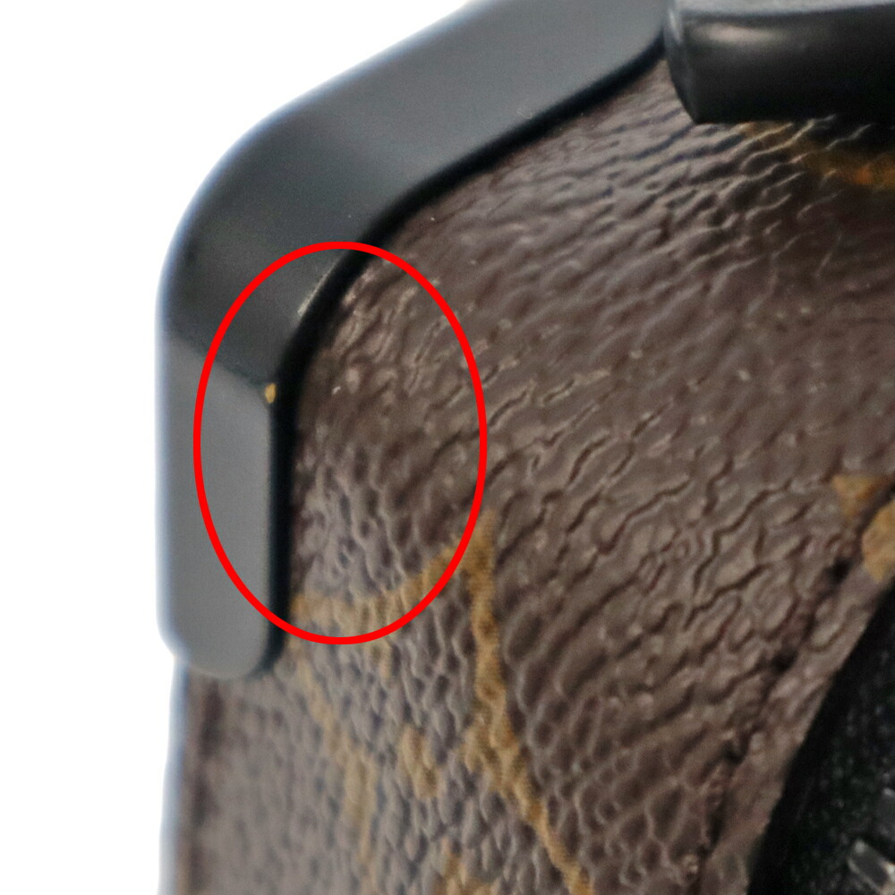 LOUISVUITTON【ルイ・ヴィトン】M45935ハンドル・ソフトトランクショルダーバッグハンドバッグモノグラムマカサーキャンバスレザーブラウン系ブラックカバン鞄斜め掛けメンズレディースユニセックス【中古】USED-8質屋かんてい局春日井店k22-4077