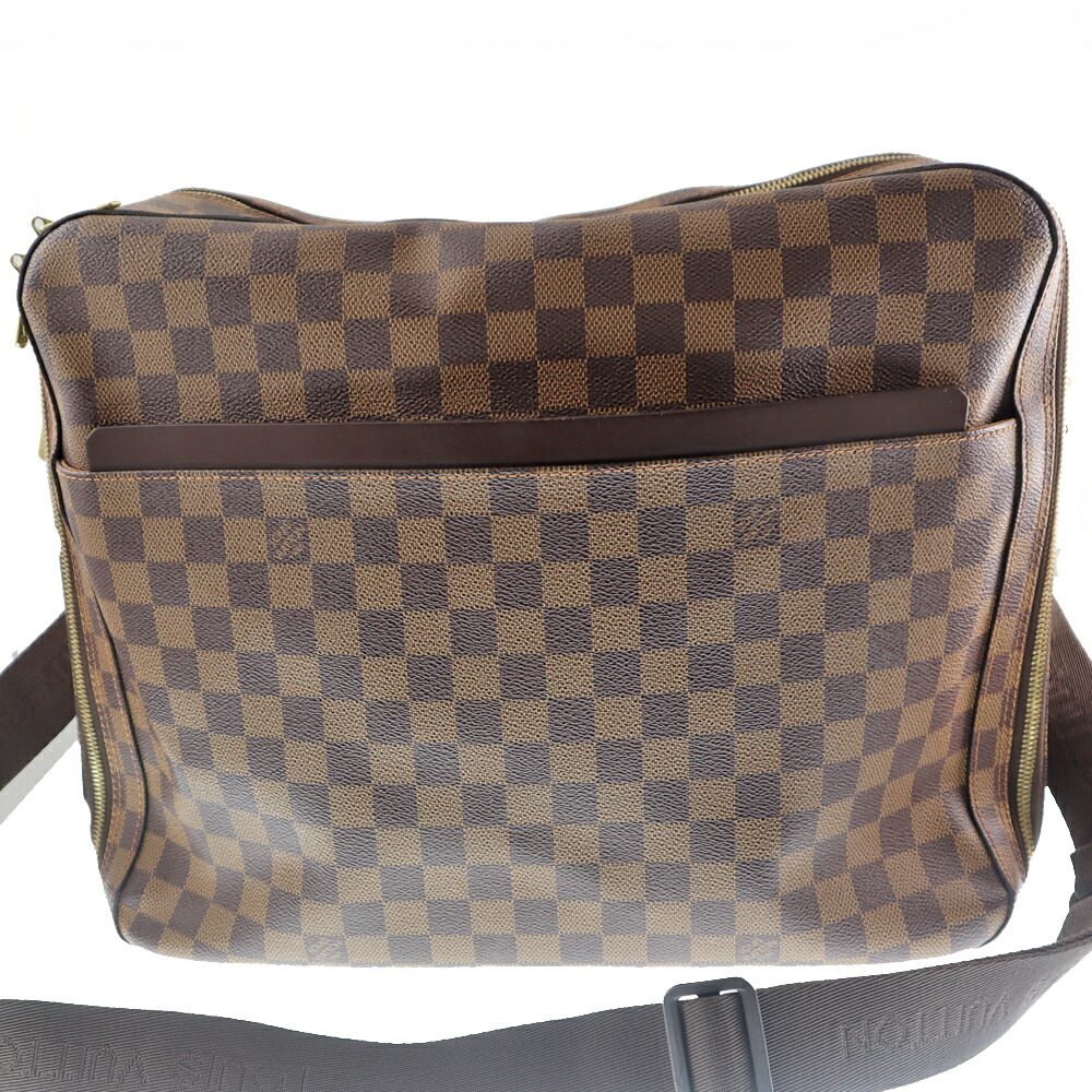 100 品質保証 質屋かんてい局春日井店 N 即日発送可 Vuitton 中古 Louis 7 ショルダー メンズ かばん ルイヴィトン エベヌ ブラウン系 N K21 162 質屋かんてい局 7 送料無料 ドルソドゥロダミエキャンバス 鞄 バッグ 中古