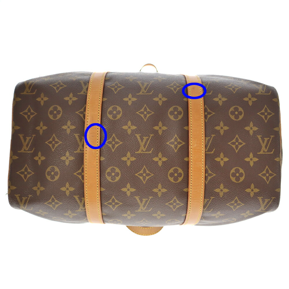 LOUISVUITTON【ルイヴィトン】M41626サックスープル35ハンドバッグモノグラムキャンバスブラウン系旅行鞄ボストンバッグメンズレディースユニセックス【中古】USED-6質屋かんてい局春日井店k22-3441