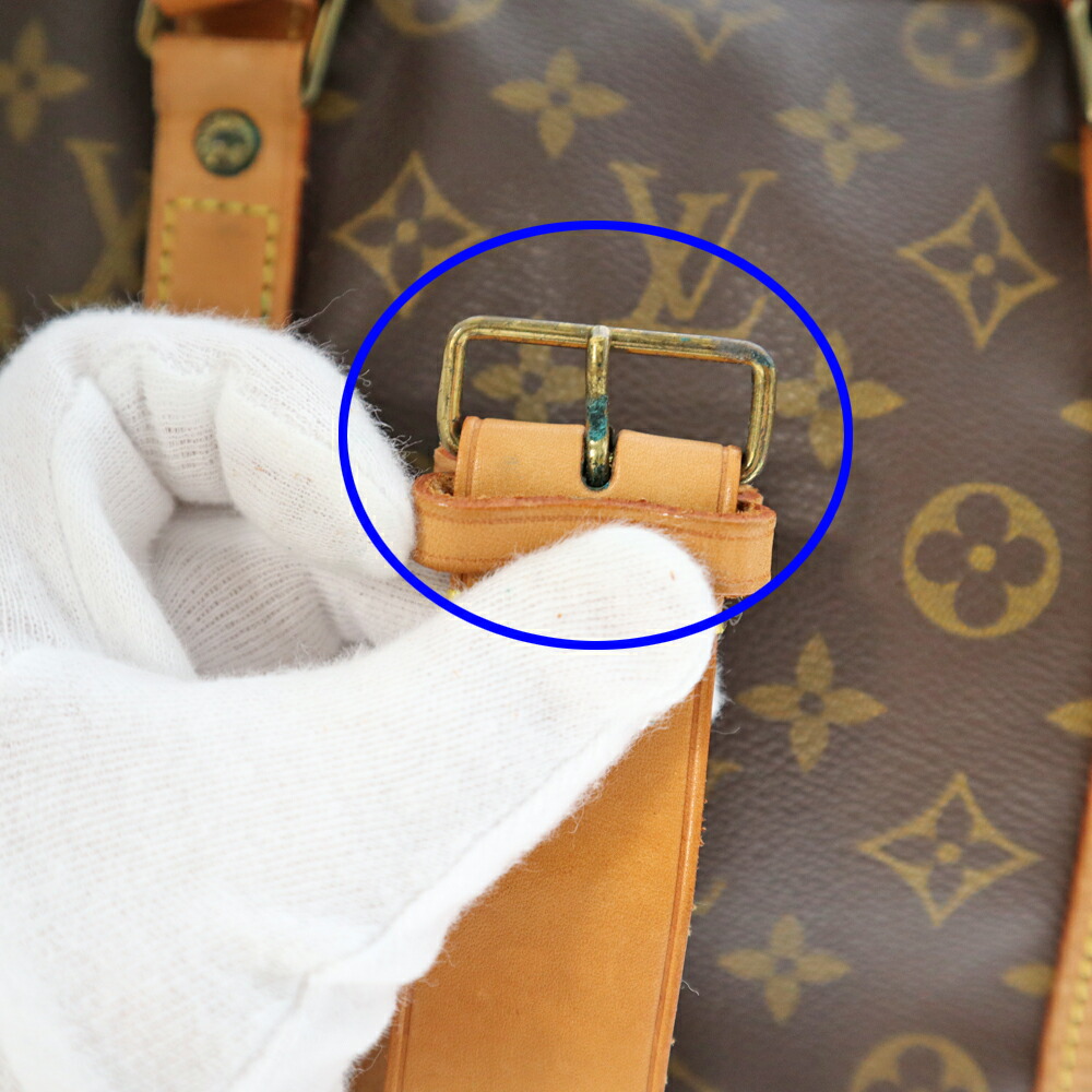 LOUISVUITTON【ルイヴィトン】M41626サックスープル35ハンドバッグモノグラムキャンバスブラウン系旅行鞄ボストンバッグメンズレディースユニセックス【中古】USED-6質屋かんてい局春日井店k22-3441