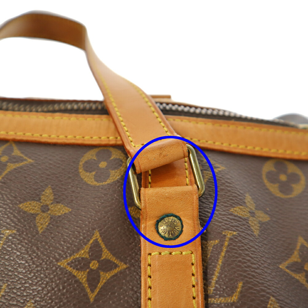 LOUISVUITTON【ルイヴィトン】M41626サックスープル35ハンドバッグモノグラムキャンバスブラウン系旅行鞄ボストンバッグメンズレディースユニセックス【中古】USED-6質屋かんてい局春日井店k22-3441
