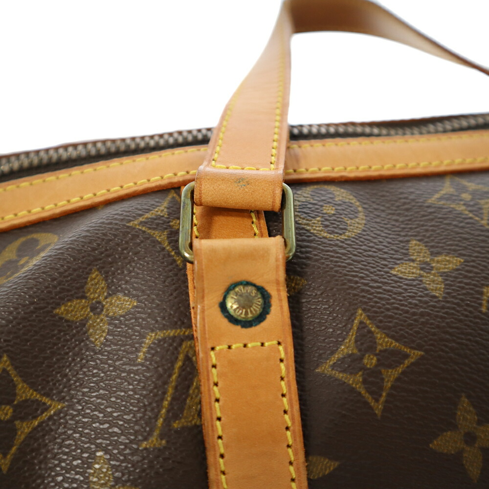 LOUISVUITTON【ルイヴィトン】M41626サックスープル35ハンドバッグモノグラムキャンバスブラウン系旅行鞄ボストンバッグメンズレディースユニセックス【中古】USED-6質屋かんてい局春日井店k22-3441