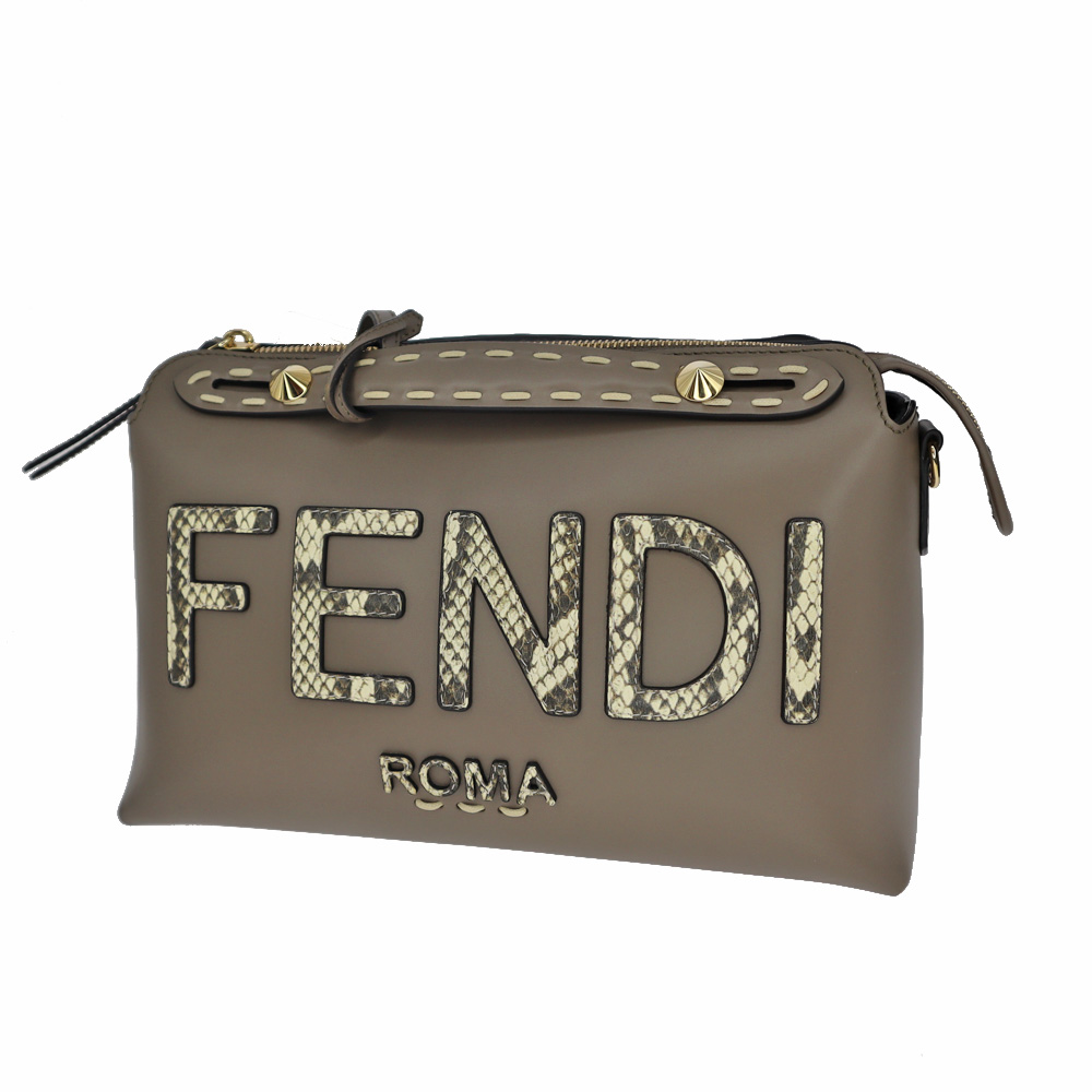 パネル FENDI フェンディ バイザウェイ ミディアム パイソン 2WAY