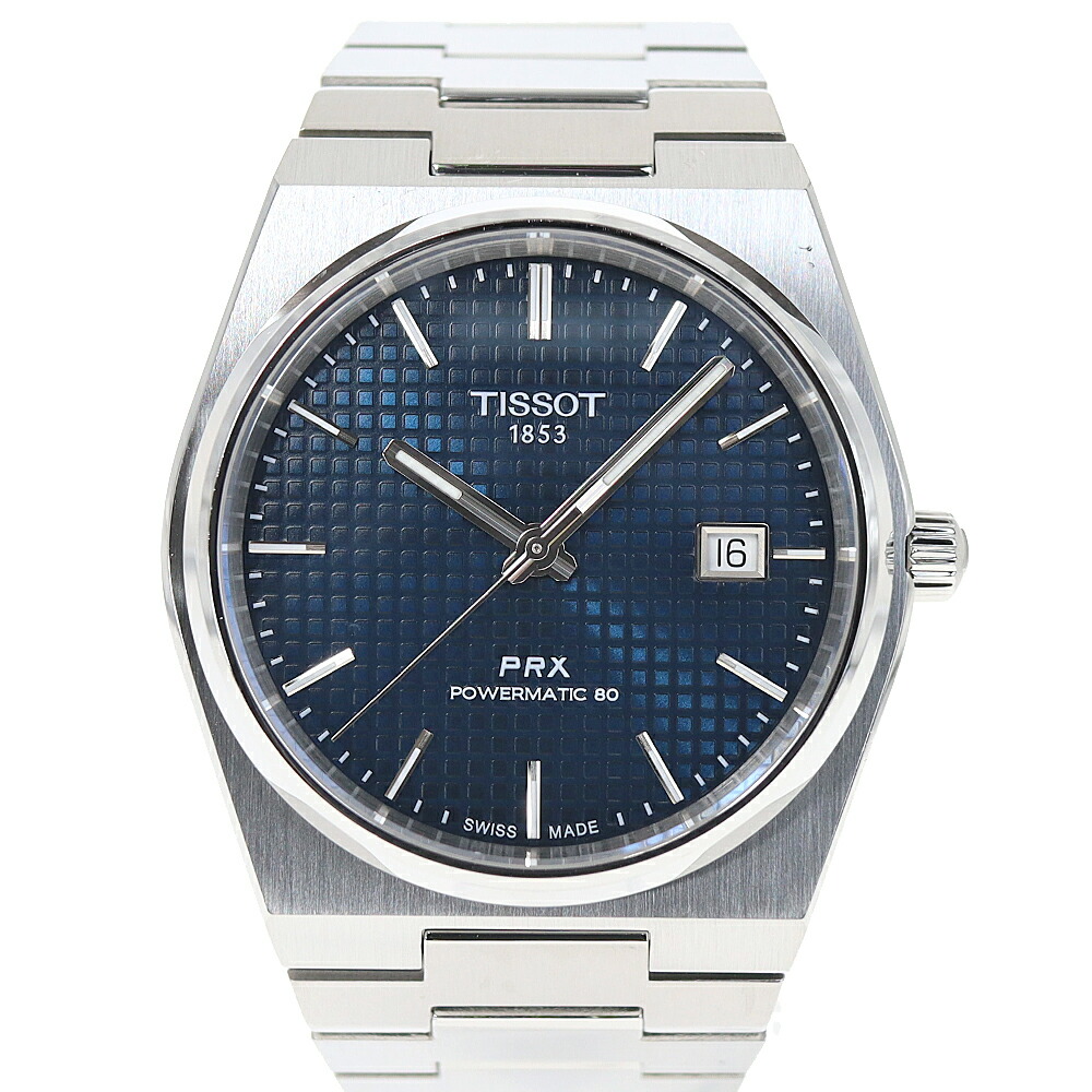 351ティソ　T085407A パワーマチック80 自動巻き　デイト　腕時計 626521-1.jpg