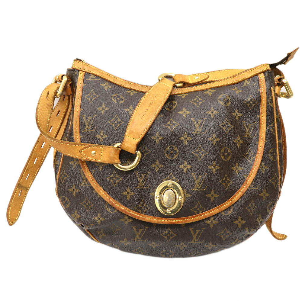 ルイヴィトン Louis Vuitton M40075 トゥラムGM ワンショルダーバッグ レディース モノグラムキャンバス ブラウン 【中古】