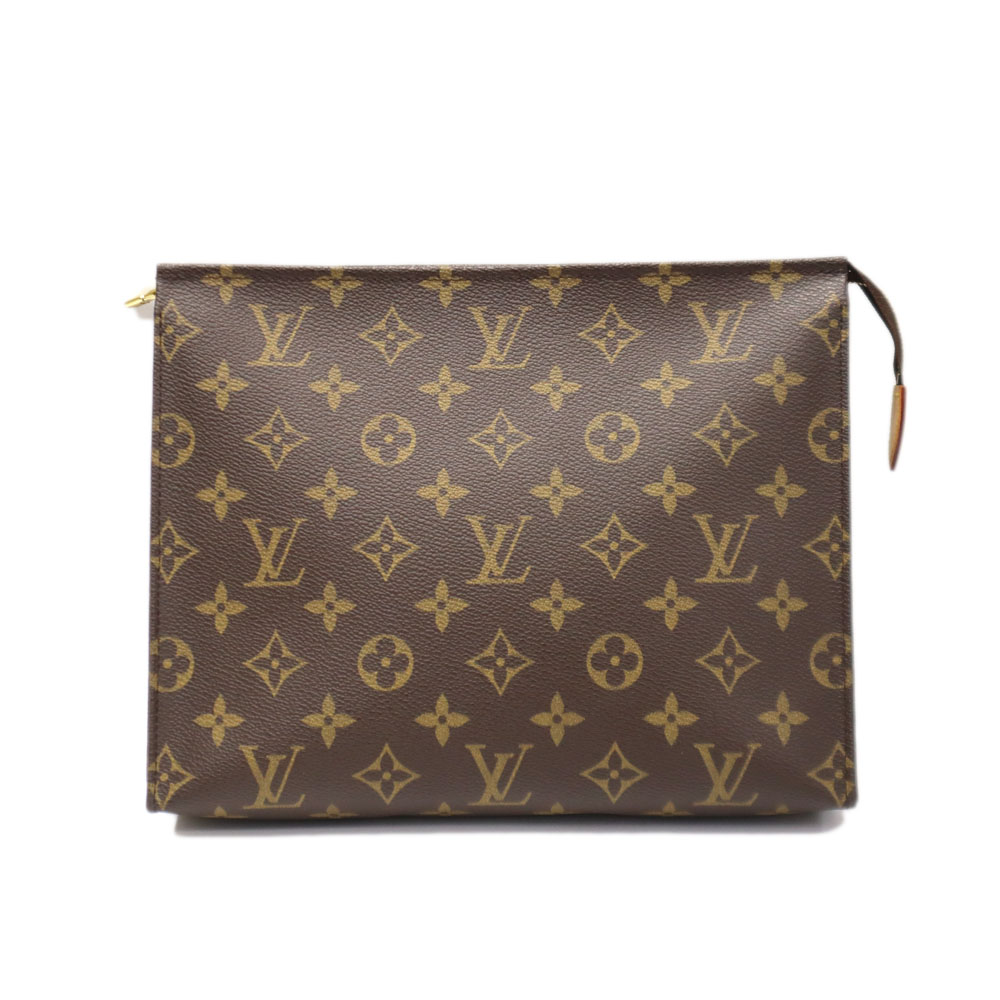 ルイヴィトン Louisvuitton M47542 ポシェットトワレット26 ポーチ ユニセックス モノグラム ブラウン【中古】 34,437円
