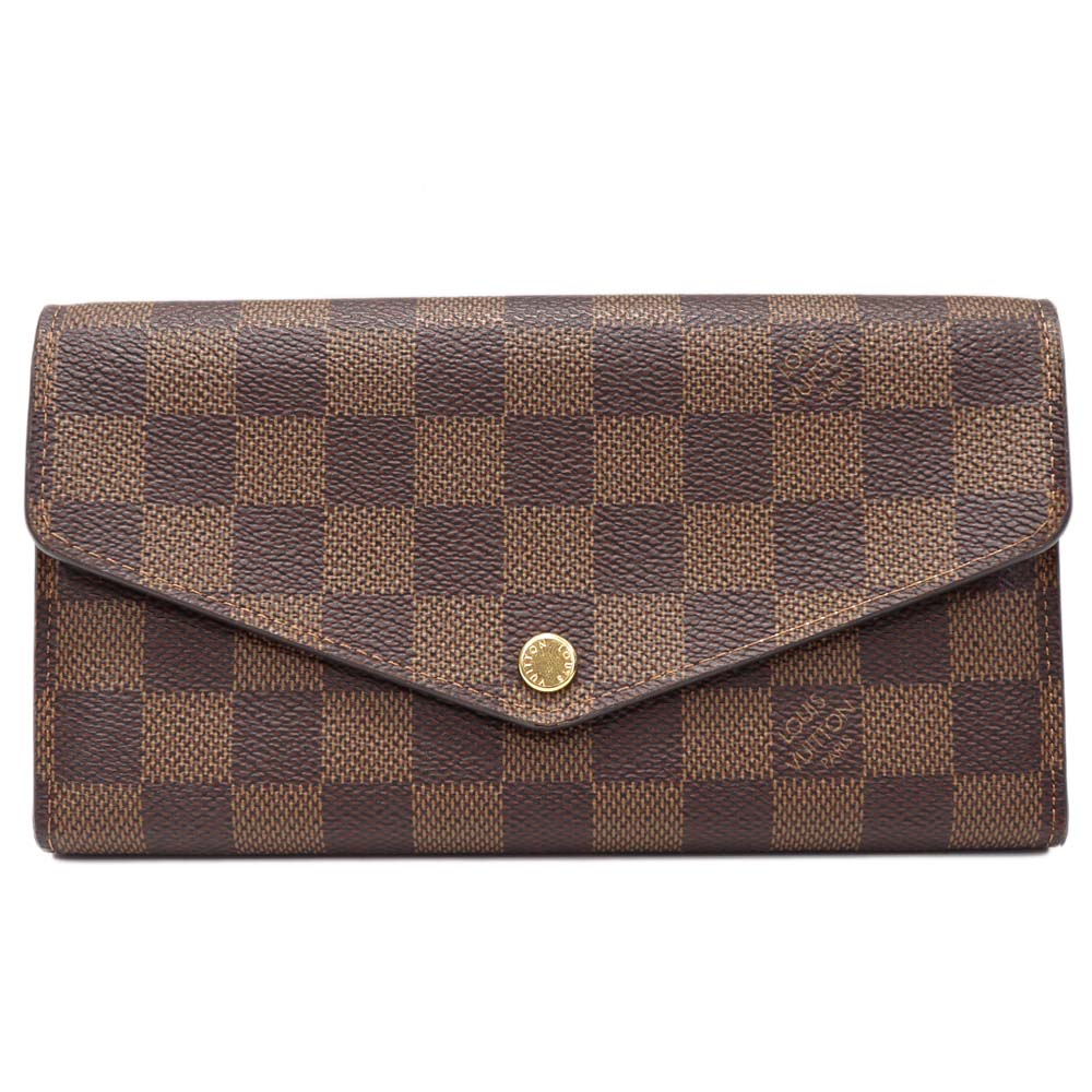 ルイヴィトン Louis vuitton M60144 ポルトフォイユサラ 長財布 レディース エベヌ×ローズバレリーヌ【中古】|質屋かんてい局 店