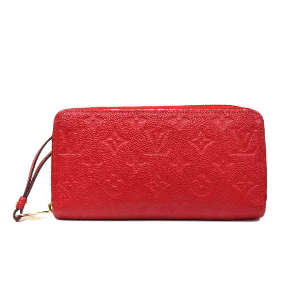 ルイ ヴィトン Louis Vuitton M63691 ジッピーウォレット 長紙入れ ユニ一発やる ユニ一発やる エカルラート【中古】