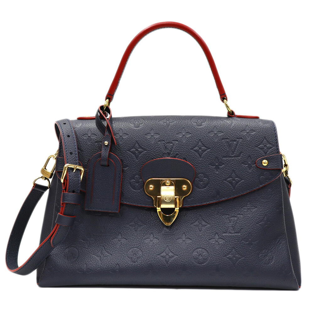 ルイヴィトン Louis vuitton M53945 ジョルジュMM 2WAYバッグ レディース アンプラントレザー マリーヌルージュ【中古】