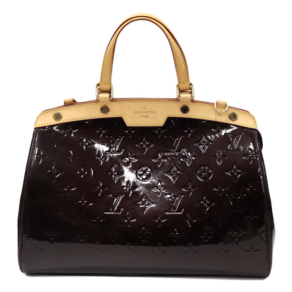 ルイヴィトン Louis vuitton M91619 ブレアMM ハンドバック レディース ヴェルニレザー アマランテ【中古】