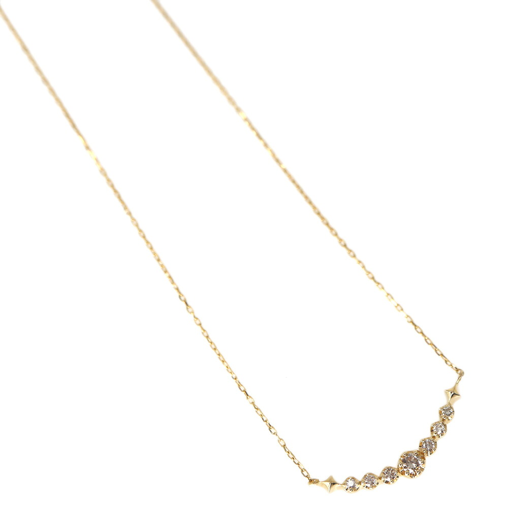 カナルヨンドシー Canal4℃ K18YG 18金イエローゴールド ダイヤモンドネックレス【中古】｜質屋かんてい局 店