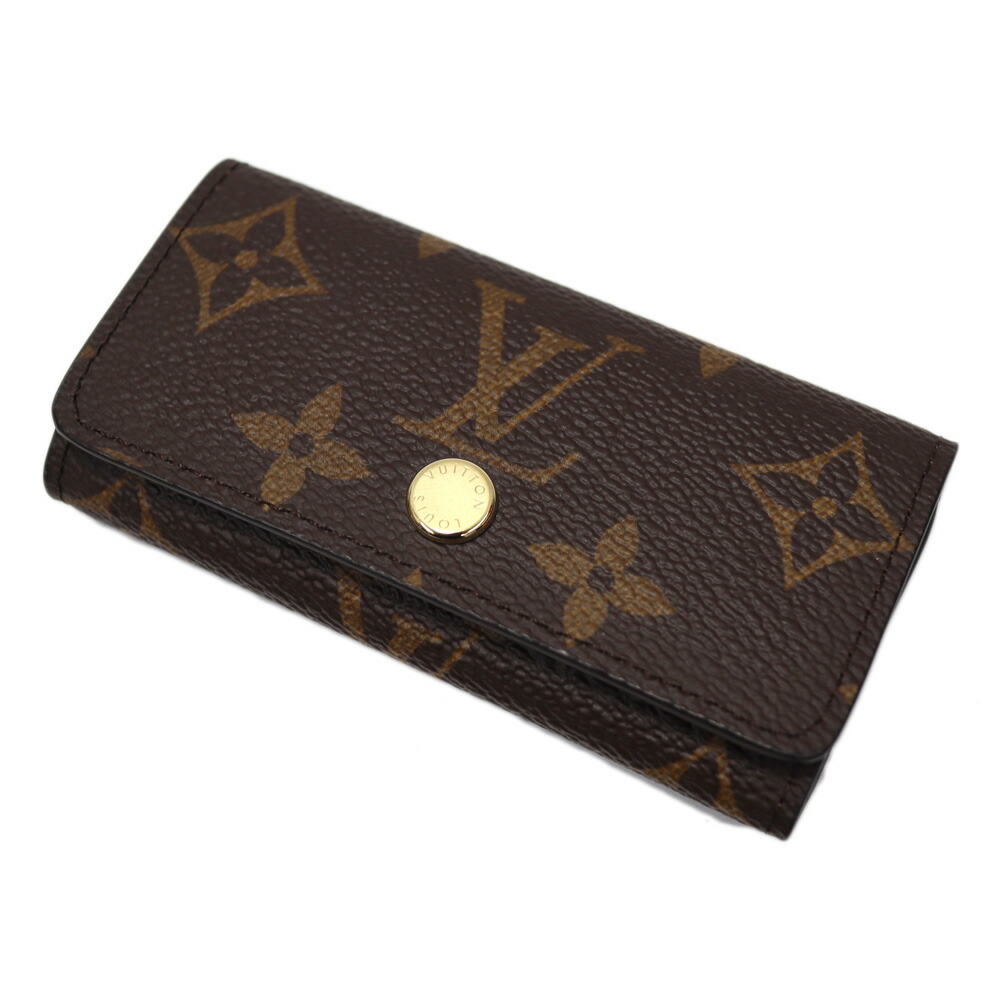ルイヴィトン Louis Vuitton M69517 ミュルティクレ4 キーケース ユニセックス コーティングキャンバス ブラウン【中古】