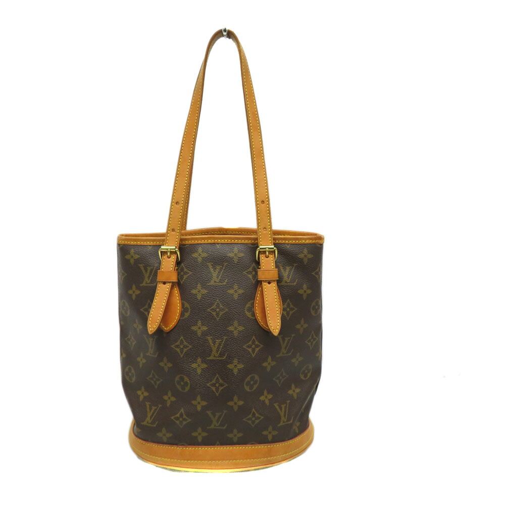 ルイヴィトン Louis Vuitton M42238 バケットPMモノグラム トートバッグ ブラウン 【中古】
