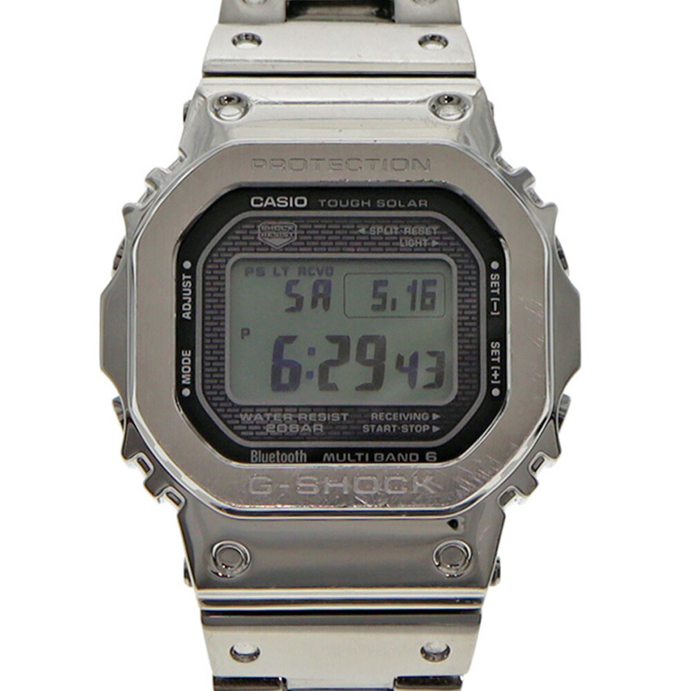 カシオ Casio GMW-B5000-1JF G-SHOCK Gぼうぜん自失 しろがね色/黒いこと メンズ ウオッチ【中古】