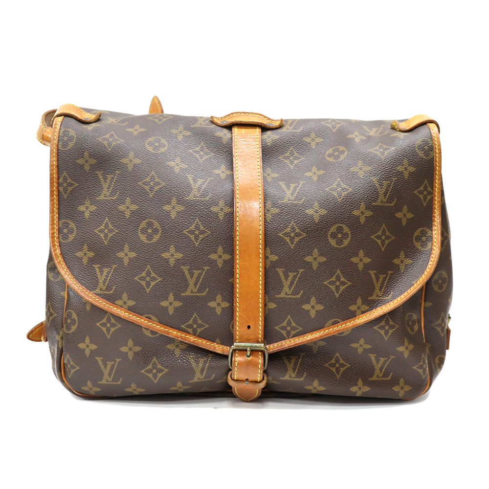 ルイヴィトン Louis Vuitton M42254 ソミュール35 モノグラム 【中古】 バッグ・小物・ブランド雑貨-ショルダーバッグ・メッセンジャーバッグ-バッグ
