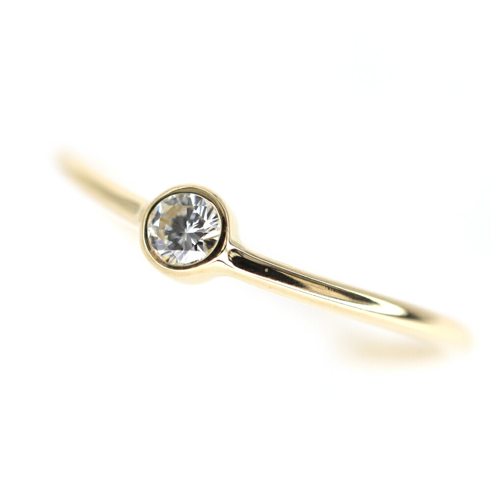 ティファニー K18 ウェーブ シングルロウ ダイヤモンド リング le7e 楽天市場】ティファニー Tiffany & Co. ピンキーリング ウェーブ