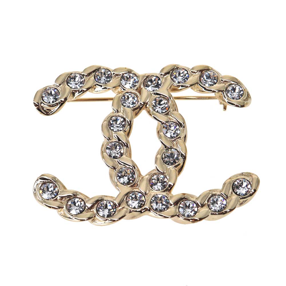 シャネル Chanel ラインストーン ココマーク ブローチ【中古】|質屋かんてい局 店