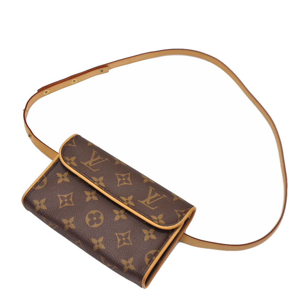 ルイヴィトン Louis Vuitton M51855 ポシェット・フロランティーヌ 酉の方角合財袋 上塗り帆布 レディース 赤銅色【中古】