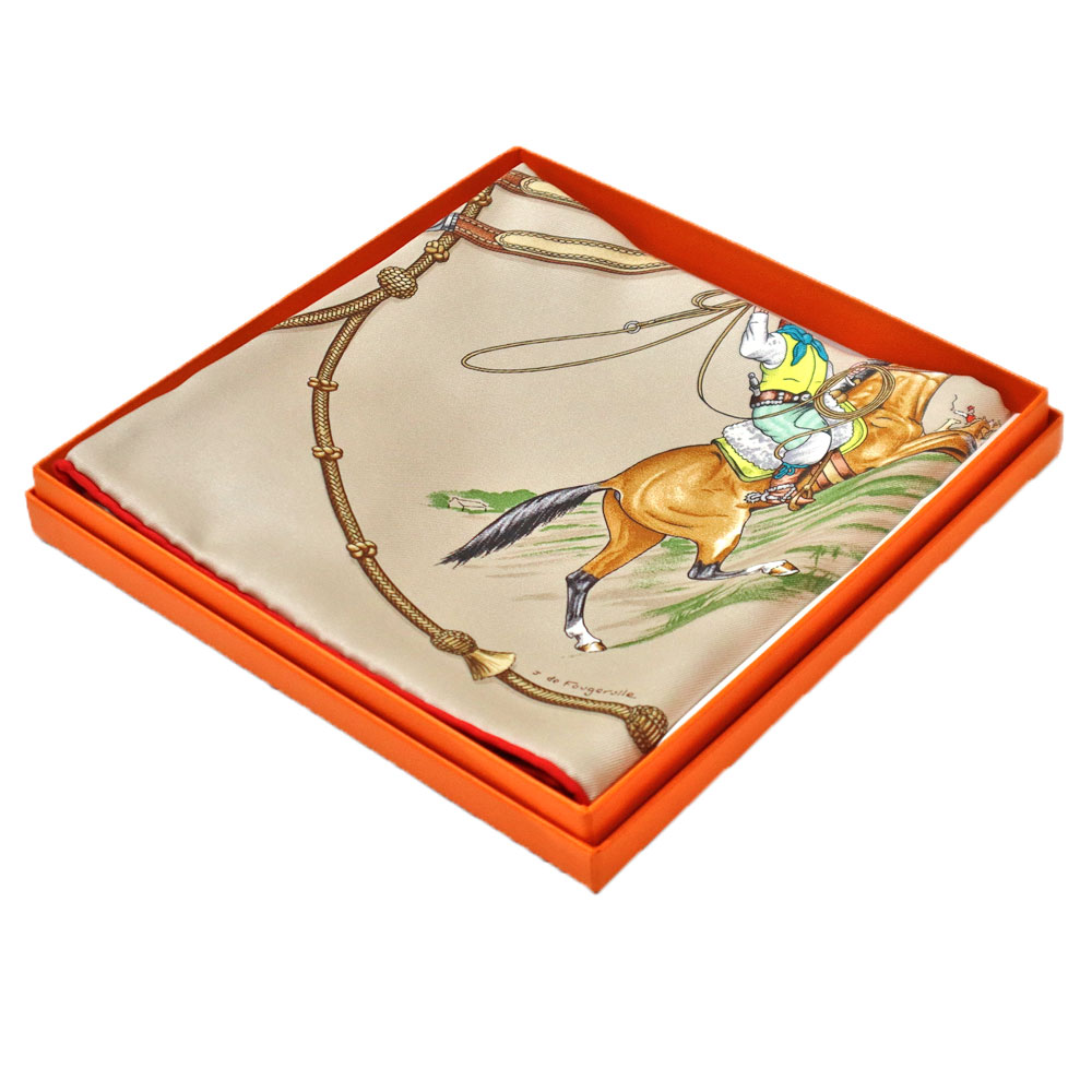 【本日SALE】HERMES PAMPA パンパ シルクスカーフ 90cm org.jpg