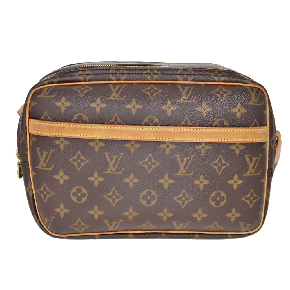 ルイヴィトン Louis Vuitton M45254 リポーターPM ショルダーバッグ レディース レザー ブラウン 【中古】