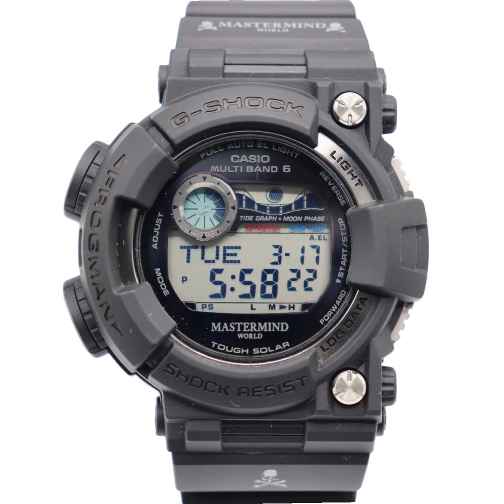 カシオ Casio GWF-1000-MM フロッグマン マスターマインド ジャパン メンズ タフソーラー ソーラー電波 ブラック 【中古】