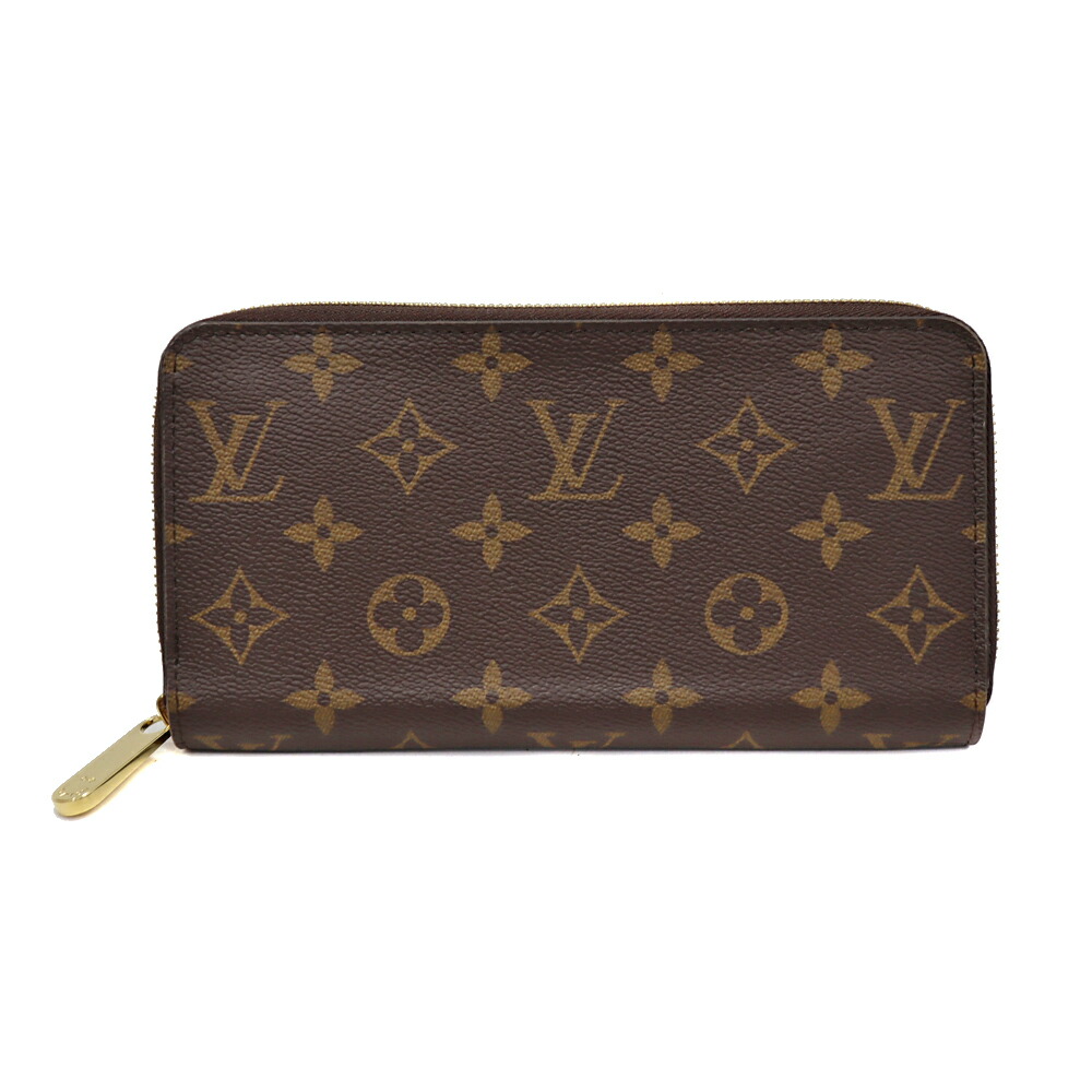 ルイヴィトン Louisvuitton M42616 ジッピーウォレット ラウンドチャック長札入れ 赤銅色【中古】