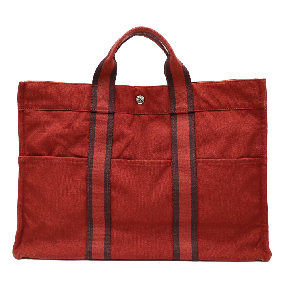 エルメス Hermes フールトゥトートMM ハンドバッグ レッド ユニセックス【中古】|質屋かんてい局 店