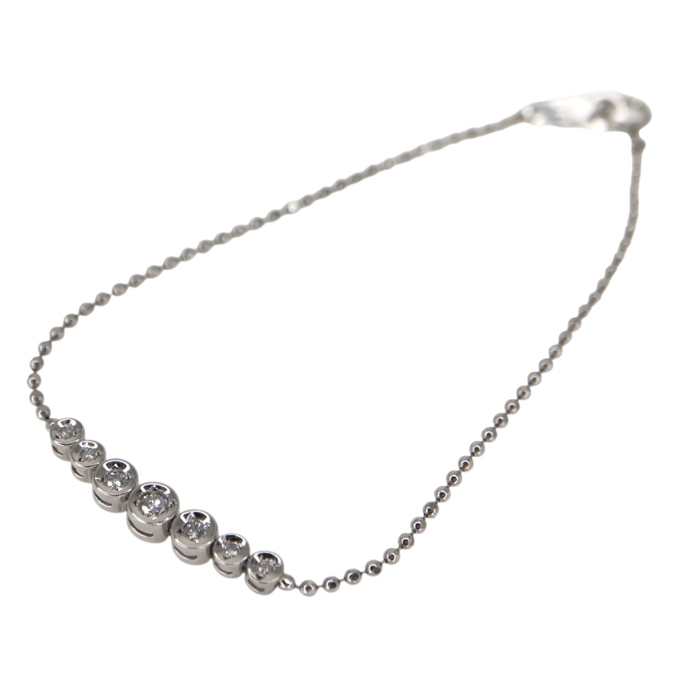 Pt850 プラチナ850 ダイヤモンド ブレスレット レディース【中古】｜質屋かんてい局 店