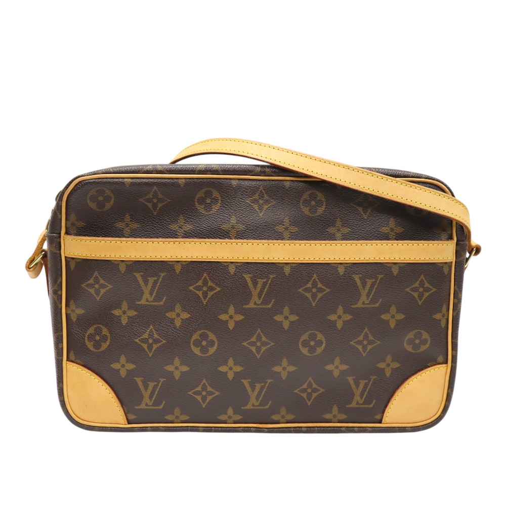 ルイヴィトン Louis Vuitton M51272 トロカデロ30 GM ショルダーバッグ レディース 上塗り帆布 赤銅色【中古】