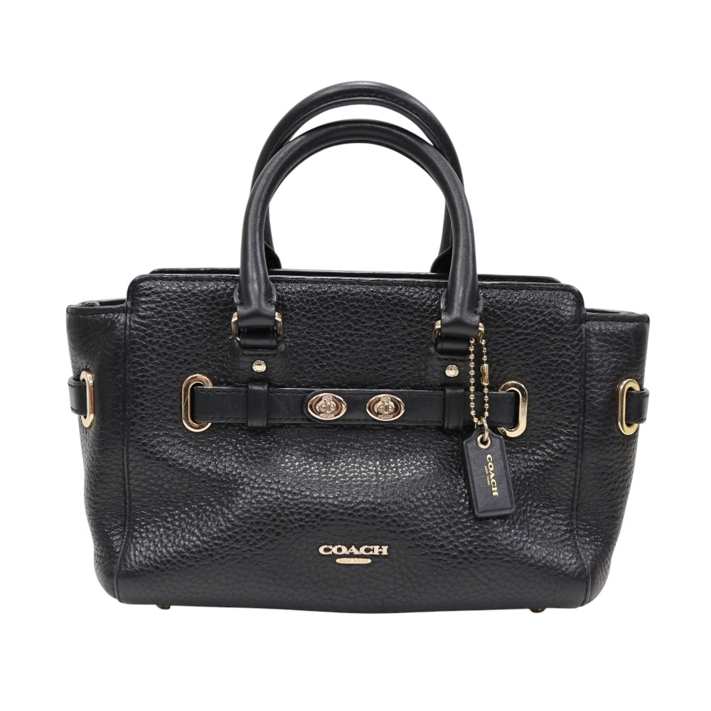 コーチ Coach F37635 2WAYバッグ ブラック レディース レザー【中古】｜質屋かんてい局 店 19,866円