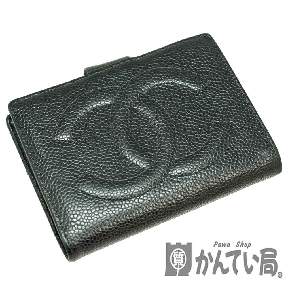 ブランド レディース 黒 Used 5 ウォレット ココマーク Used 5 レディース 店 即日発送可 ガマグチ カーフ Chanel シャネル さいふ メンズ 質屋かんてい局北名古屋店 ブラック 中古 キャビアスキン 質屋かんてい局北名古屋店 N 6611 質屋かんてい局