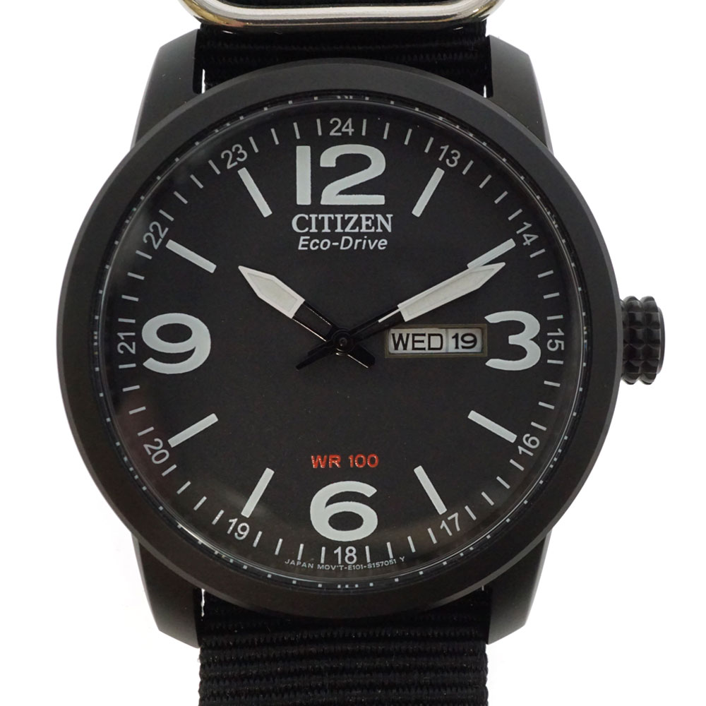 Citizen シチズン Bm8476 23e エコドライブ ミリタリーウォッチ ソーラークオーツ ナイロンベルト メンズ 腕時計 中古 Used 10 特上品 質屋 かんてい局北名古屋店 N21 1222 Mozago Com