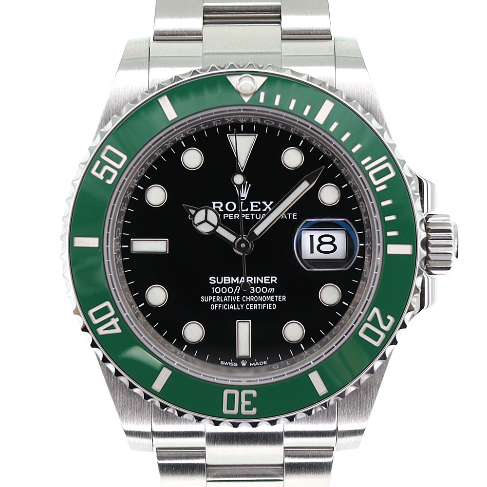 【楽天市場】ROLEX【ロレックス】126610LV サブマリーナー デイト 2022年3月購入 300m防水 ブラック グリーン ステンレス ...