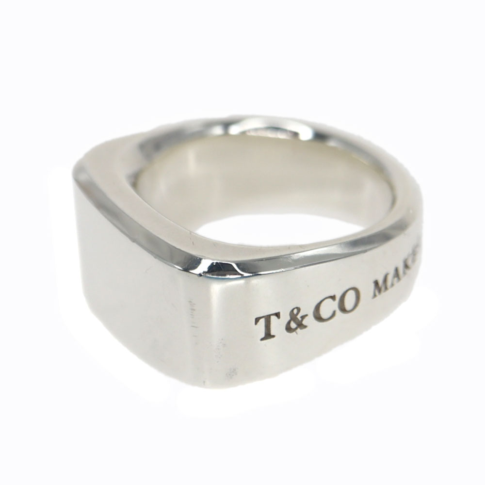 ティファニー スクエア ラピスラズリ シルバー リング ET21 中古・古着通販】TIFFANY & Co. (ティファニー) ラピスラズリリング