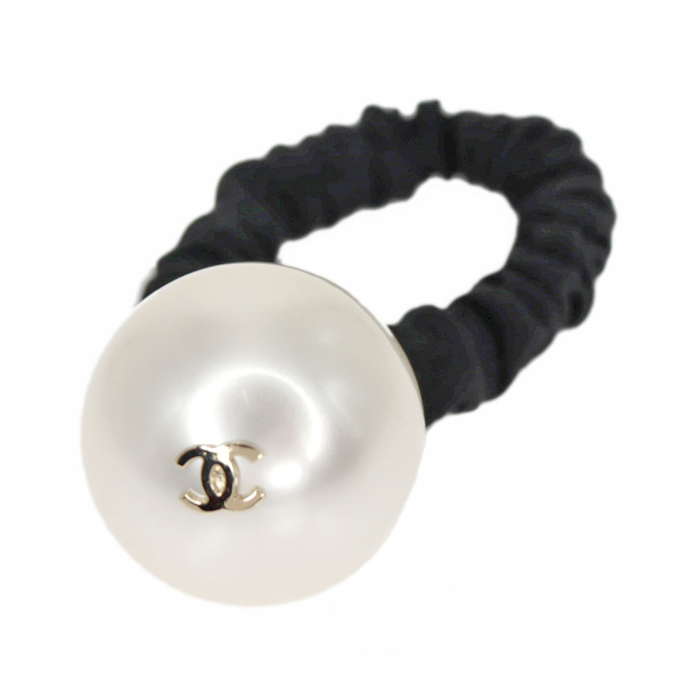 シャネル Chanel ココマーク パール ヘアゴム ヘアアクセサリー レディース P21V【中古】｜質屋かんてい局 店
