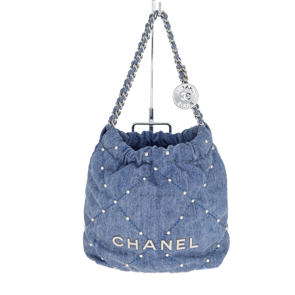 シャネル Chanel AS3980 シャネル22 ミニ 2WAY御徒面子 レディース ジーンズ【中古】