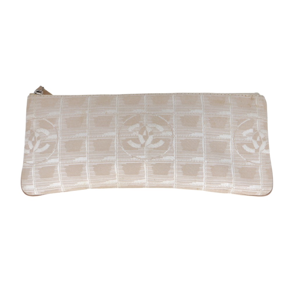 シャネル Chanel ニュートラベルラインポーチ レディース ナイロン ベージュ系【中古】 23,086円