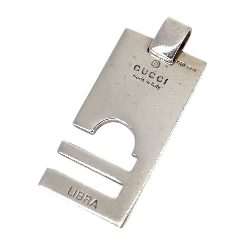 グッチ Gucci てんびん座画題 シャンデリヤとっ始め SV925 しろがね色 ユニ一発やる【中古】