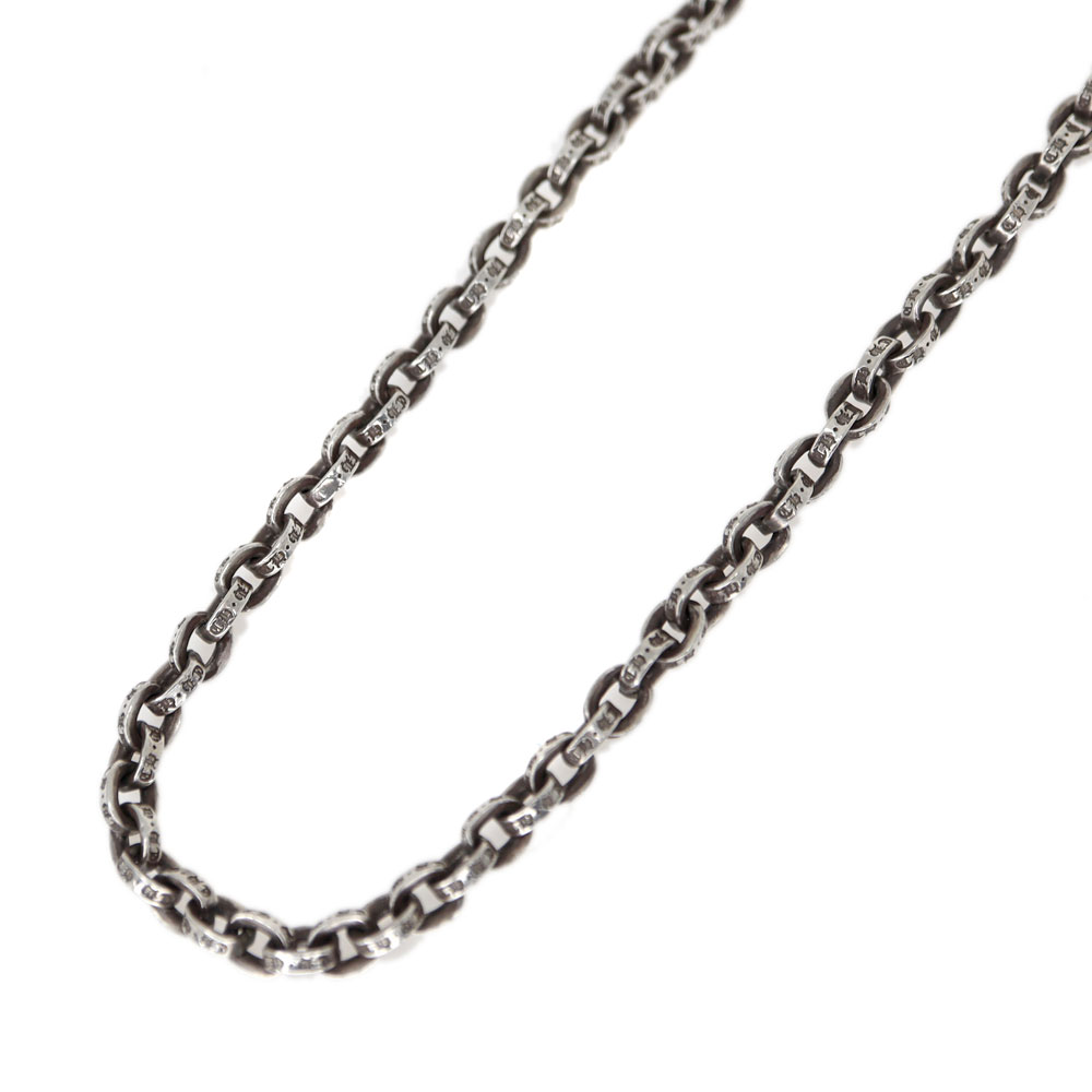 クロムハーツ CHROME HEARTS 調査報告チェーン店 首飾り メンズ レディース SV925 K14 しろがね色 20inch 【中古】