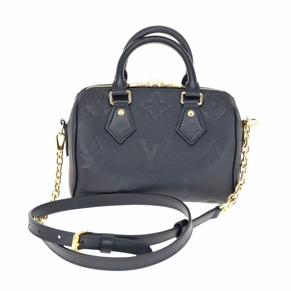ルイヴィトン Louis vuitton M58953 スピーディ バンドリエール20 2WAY御徒面子 レディース アンプラントレザー 黒いこと【中古】